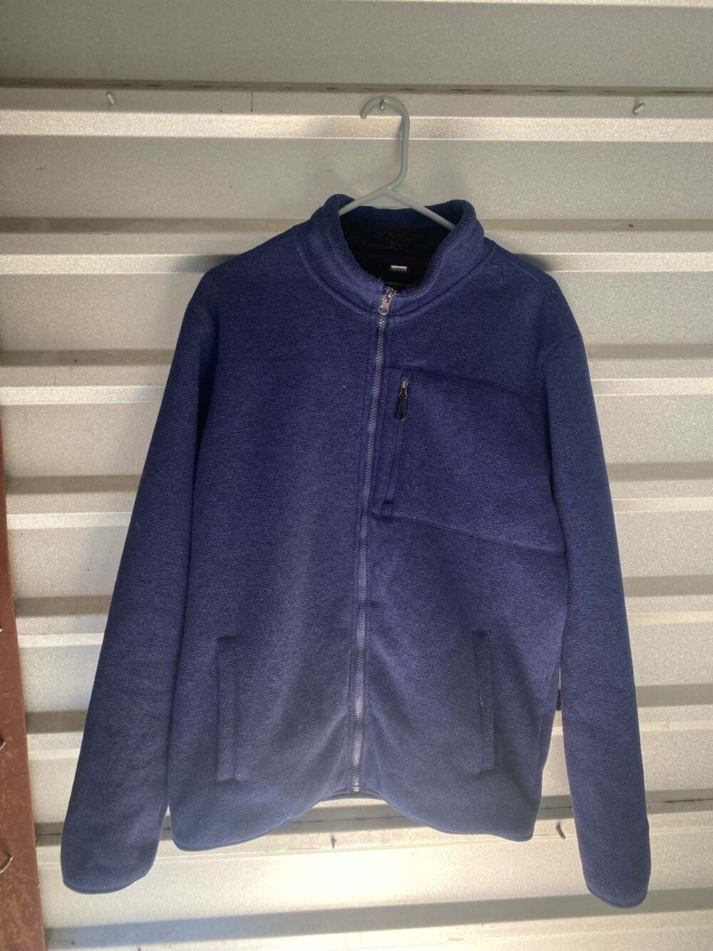 32 Degrees Heat Full Zip Fleece Jacket Men's Size Large Blue